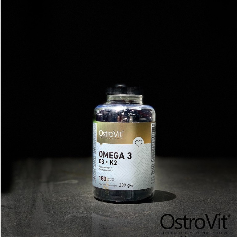 Ostrovit Omega3 D3 K2 - Tăng Cường Đề Kháng Sức Khỏe, Miễn Dịch