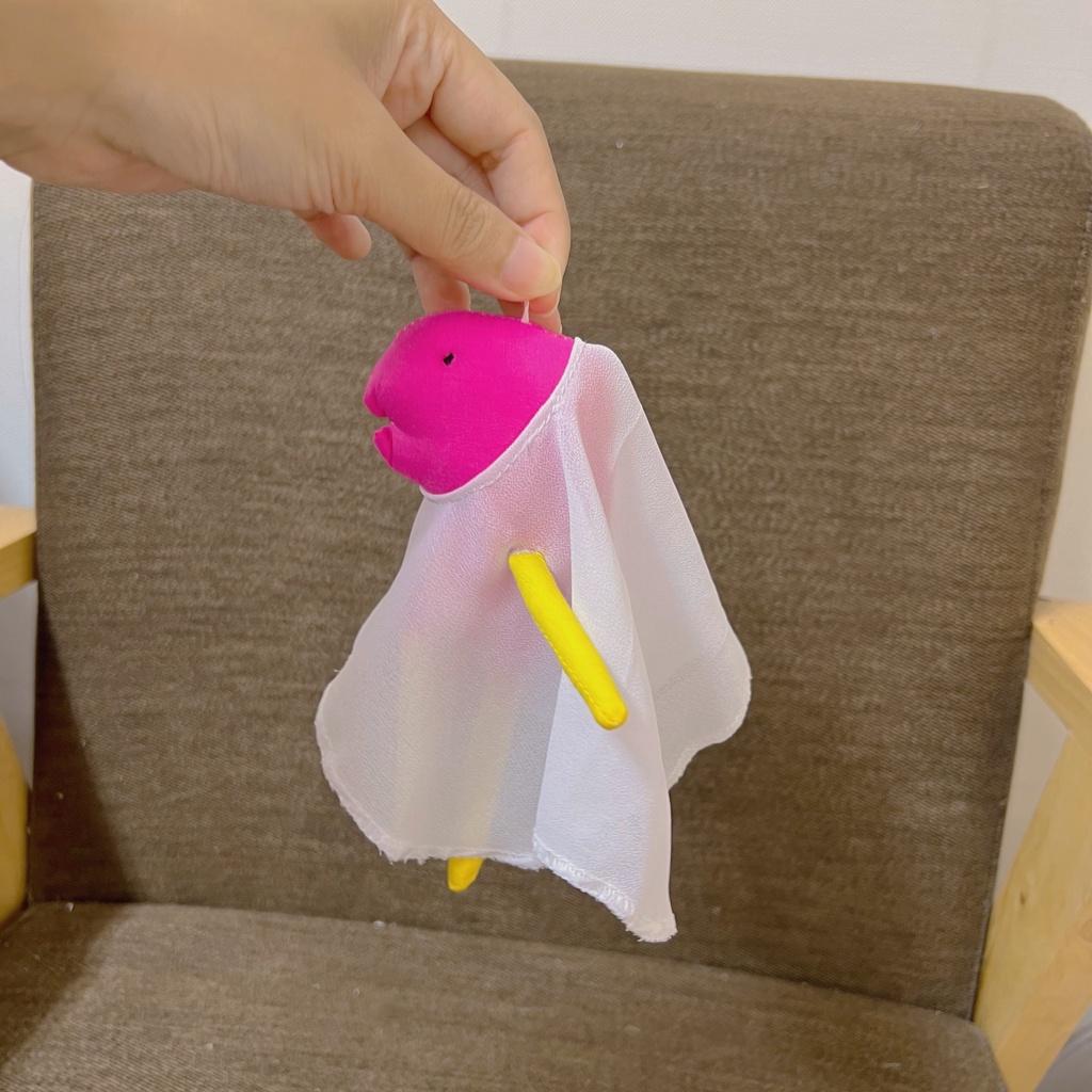 Móc Khóa Cá Ma Xinh Đẹp 16cm - Gấu Bông Đình May