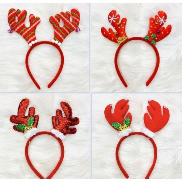 Bờm Noel ⭐ băng đô cài tóc đồ dùng làm quà tặng trong mùa giáng sinh