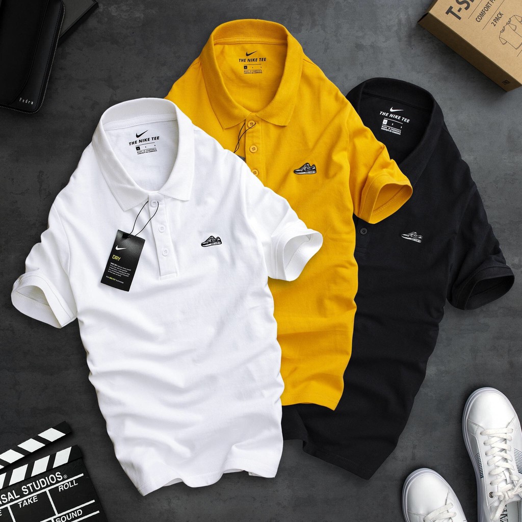 Áo Polo logo chiếc giày