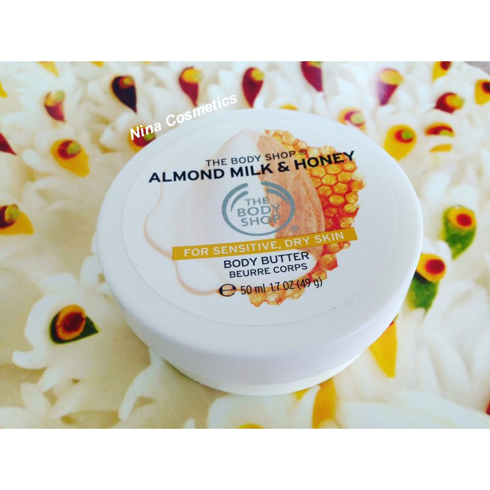 Bơ dưỡng thể The Body Shop AlmondMilk & Honey  Body Butter