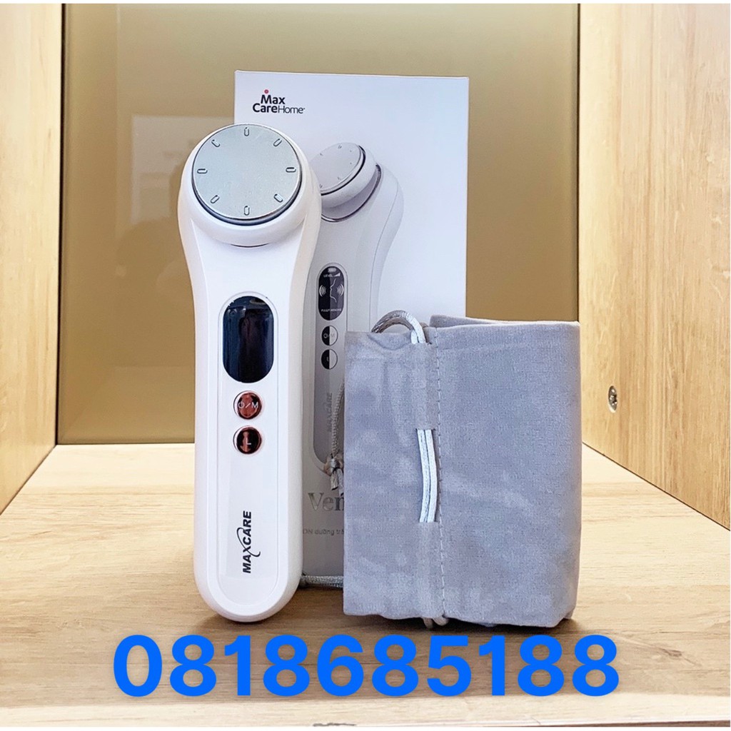 Máy đẩy tinh chất ION NÓNG &LẠNH Maxcare Max888PRO phiên bản cao cấp 2021, thương hiệu Nhật Bản, chă