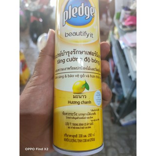 Xịt bóng gỗ Pledge 330ml Thailand
