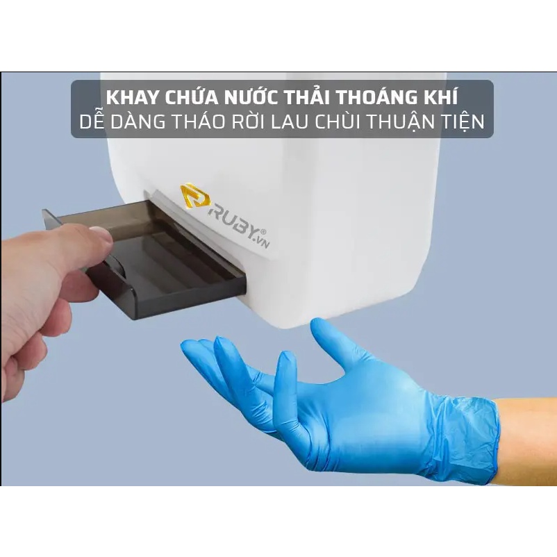 Hộp sấy khử khuẩn đũa thìa tia UV chống ẩm mốc treo tường - Avita