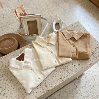 Áo sơ mi cộc tay linen