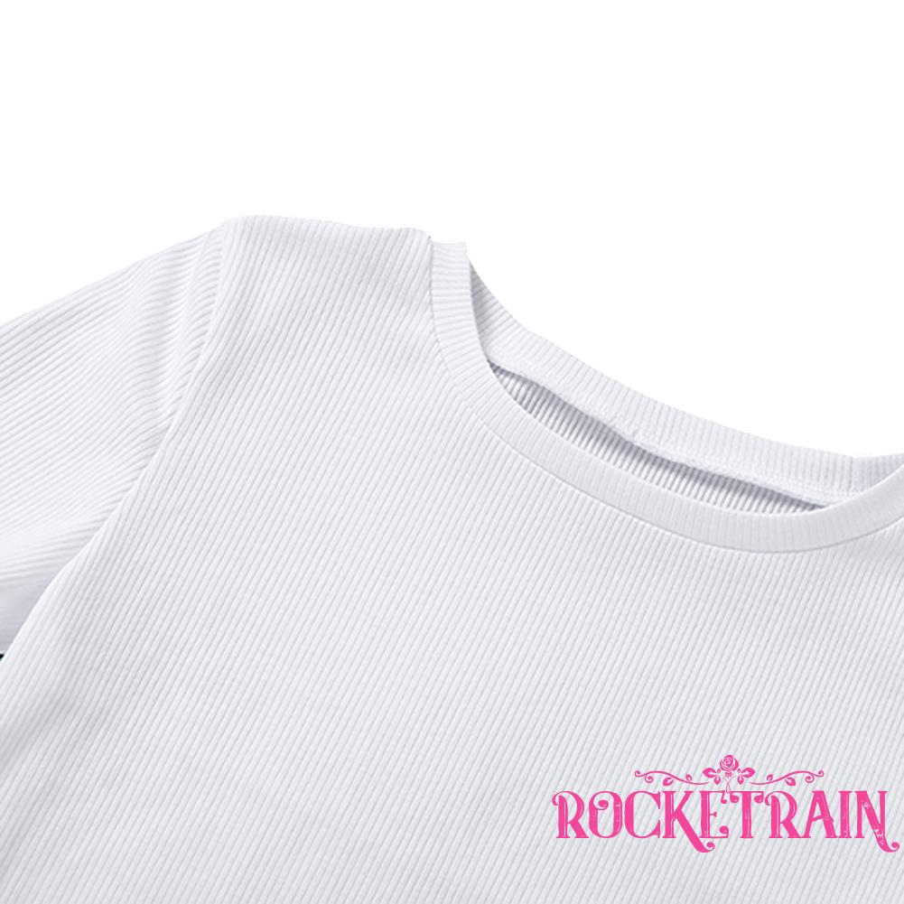 Áo Croptop Tay Ngắn In Hình Quả Mọng Quyến Rũ Cho Nữ