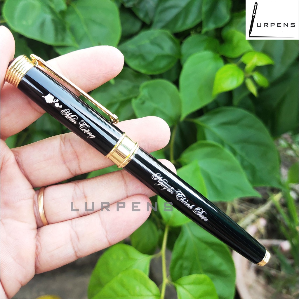 Bút ký cao cấp khắc tên theo yêu cầu, bút bi kim loại LURPENS Full box