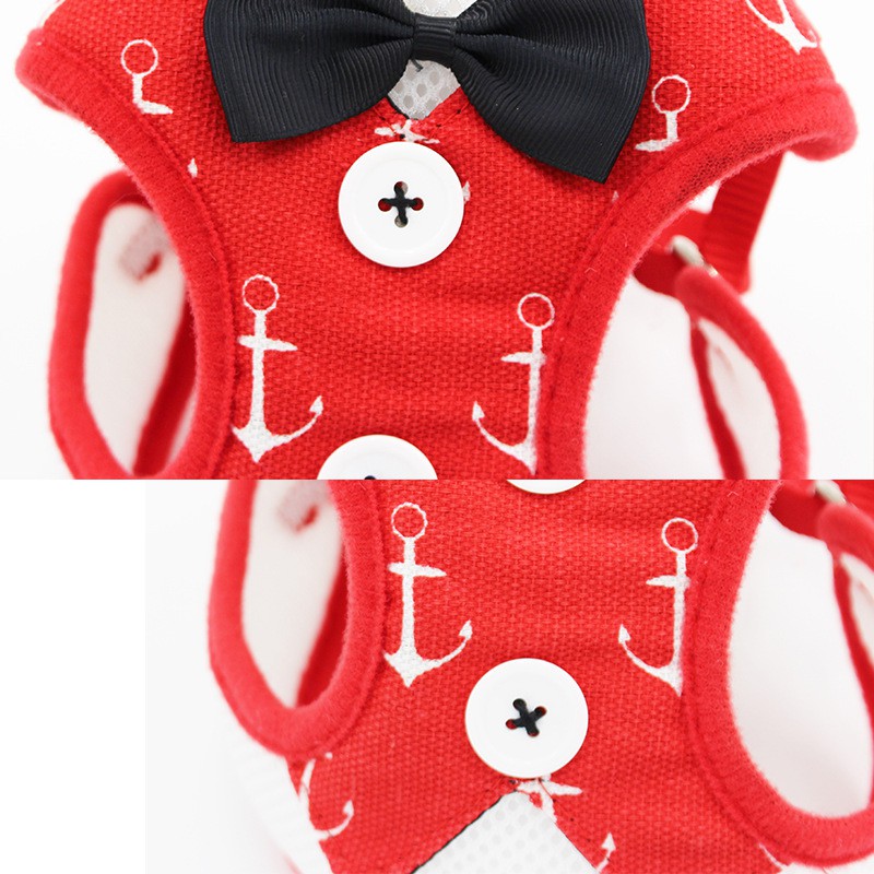 Bộ Áo Lưới Thoáng Khí Kèm Dây Dắt Thú Cưng Đi Dạo