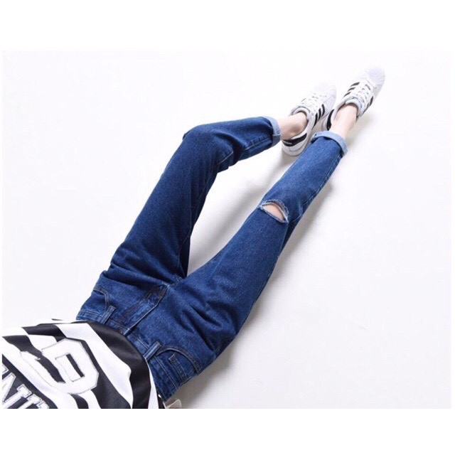 quần jean rách một bên 131 | BigBuy360 - bigbuy360.vn