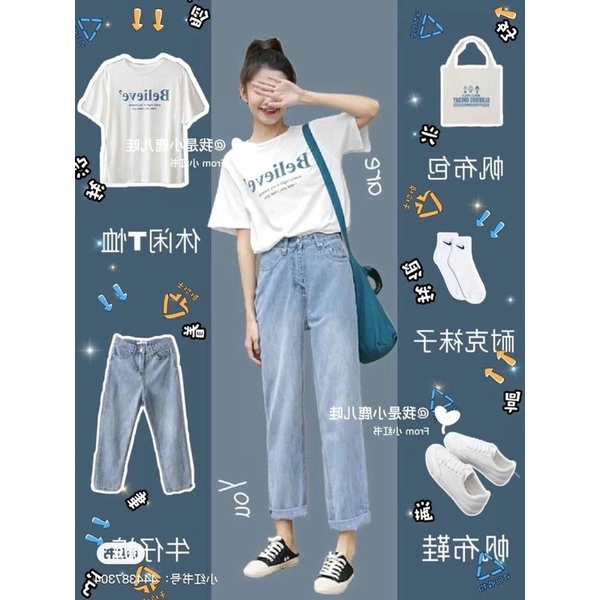 QUẦN JEAN BAGGY LƯNG CAO TÚI TRƯỚC CÁ TÍNH -MÃ 10