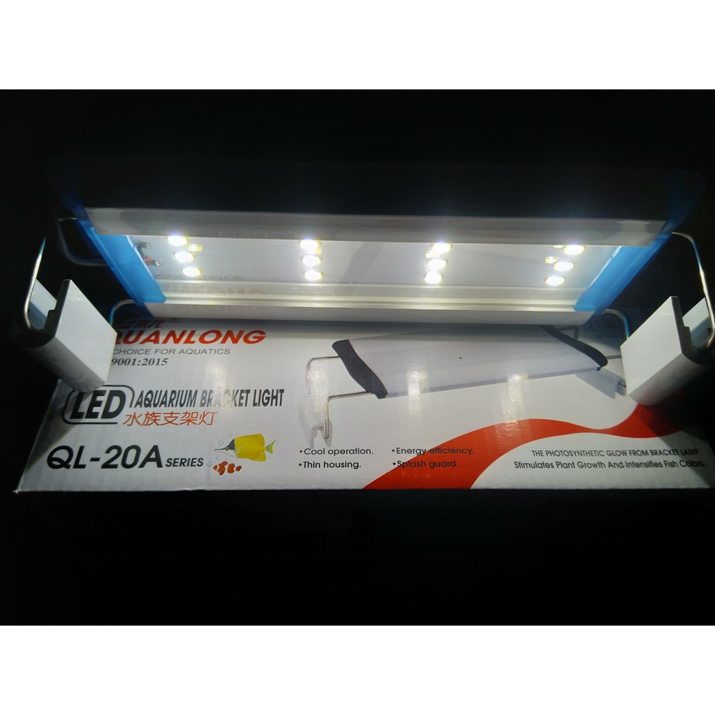 Đèn led trắng và màu QUANLONG 20cm, phiên bản cải tiến.