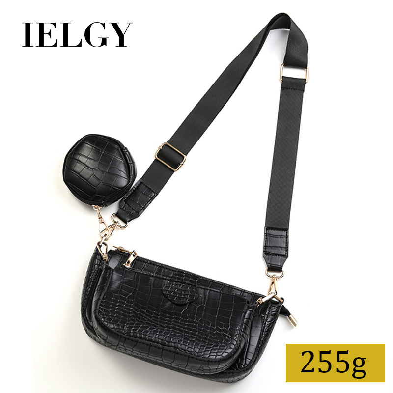 IELGY Túi Đeo Chéo Giả Da Cá Sấu Thời Trang Nữ