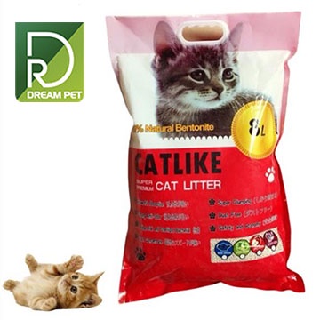 CAT LITTER Cát vệ sinh cho mèo - Cát vệ sinh khử mùi diệt khuẩn cho mèo CATLIKE 8L,15L
