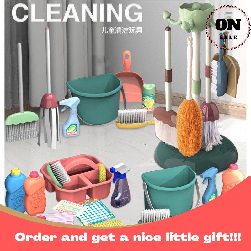 Đồ chơi trẻ em Dụng Cụ Lau Dọn Nhà Cửa Cho Bé
