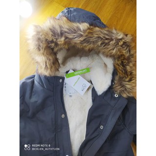 áo parka lót lông kid