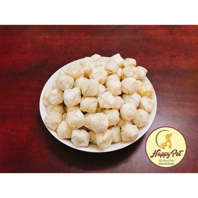 XƯƠNG GẶM DA BÒ HÌNH QUẢ BÓNG