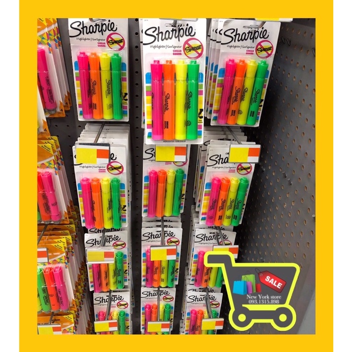 🌈Set 4 bút dạ Sharpie Highlighter chính hãng USA 🇺🇸