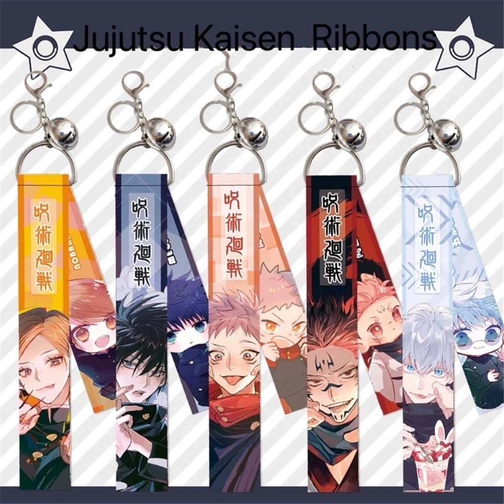 Móc khóa họa tiết hoạt hình anime jujutsu kaisen dễ thương