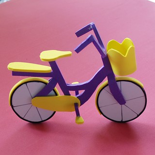 Xe Đạp Bằng Xốp Bitis (xốp eva)  (Đồ dùng dạy học mầm non)