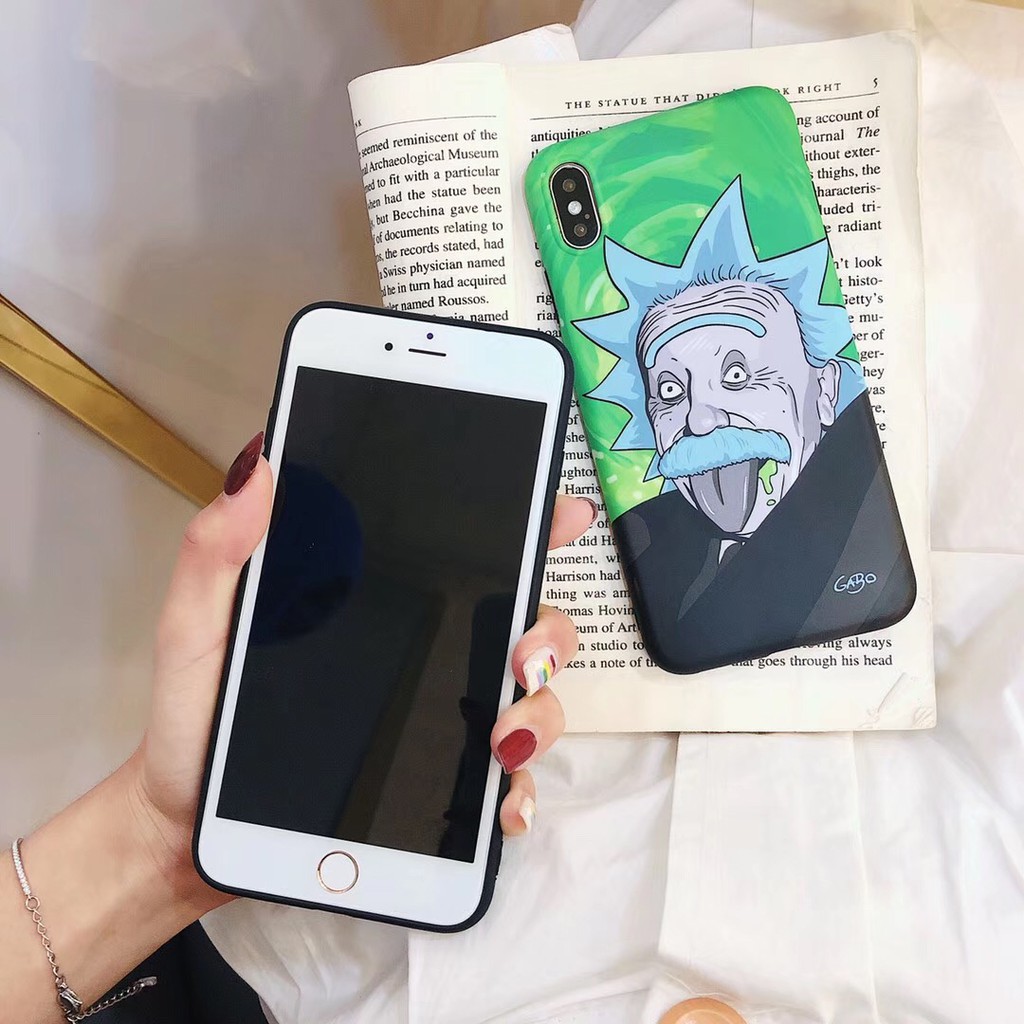 Ốp điện thoại silicone dẻo nhám họa tiết vui nhộn cho IPHONE 11 X XR XS MAX 6 6S 7 8P | BigBuy360 - bigbuy360.vn