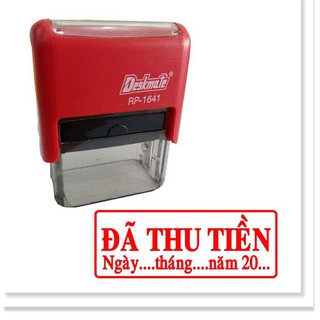 Con dấu đã thu tiền có ngày tháng năm