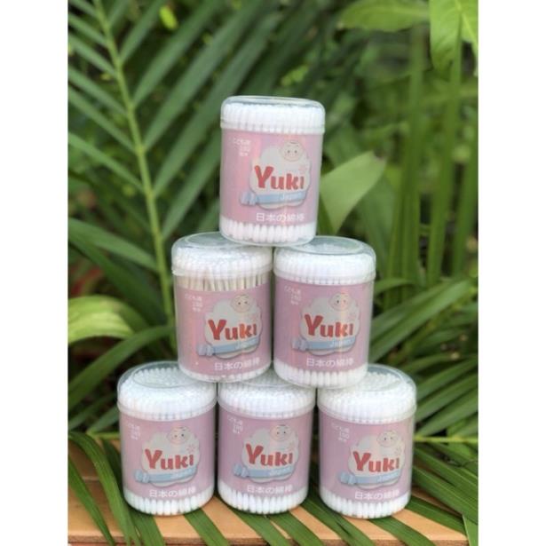 Tăm bông cho trẻ Tăm bông sơ sinh, bông ngoáy tai YUKI cho bé
