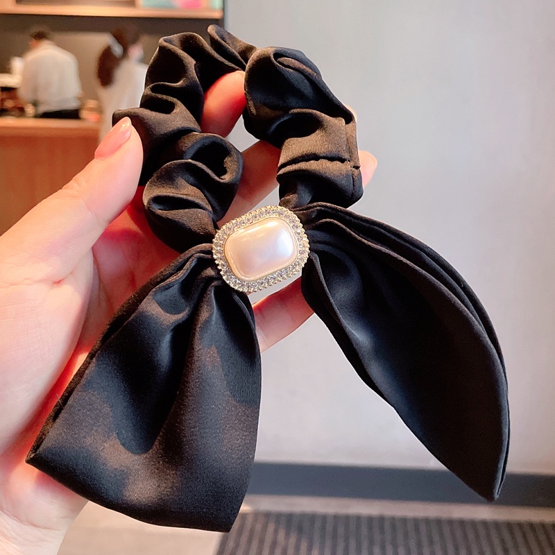 Dây Buộc Tóc Cao Su Co Giãn Hình Chiếc Nơ Phong Cách Hàn Quốc Thời Trang Cho Nữ