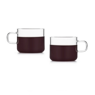 Bộ 2 tách cafe thủy tinh Samaglas F009