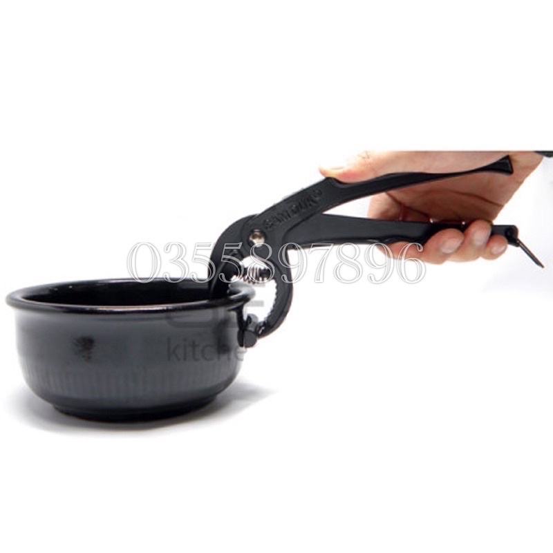 Kìm kẹp gắp chảo gang tô đá nóng