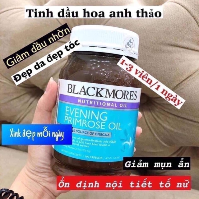 Viên uống hoa anh thảo Blackmores - ĐỦ BILL 125v | BigBuy360 - bigbuy360.vn