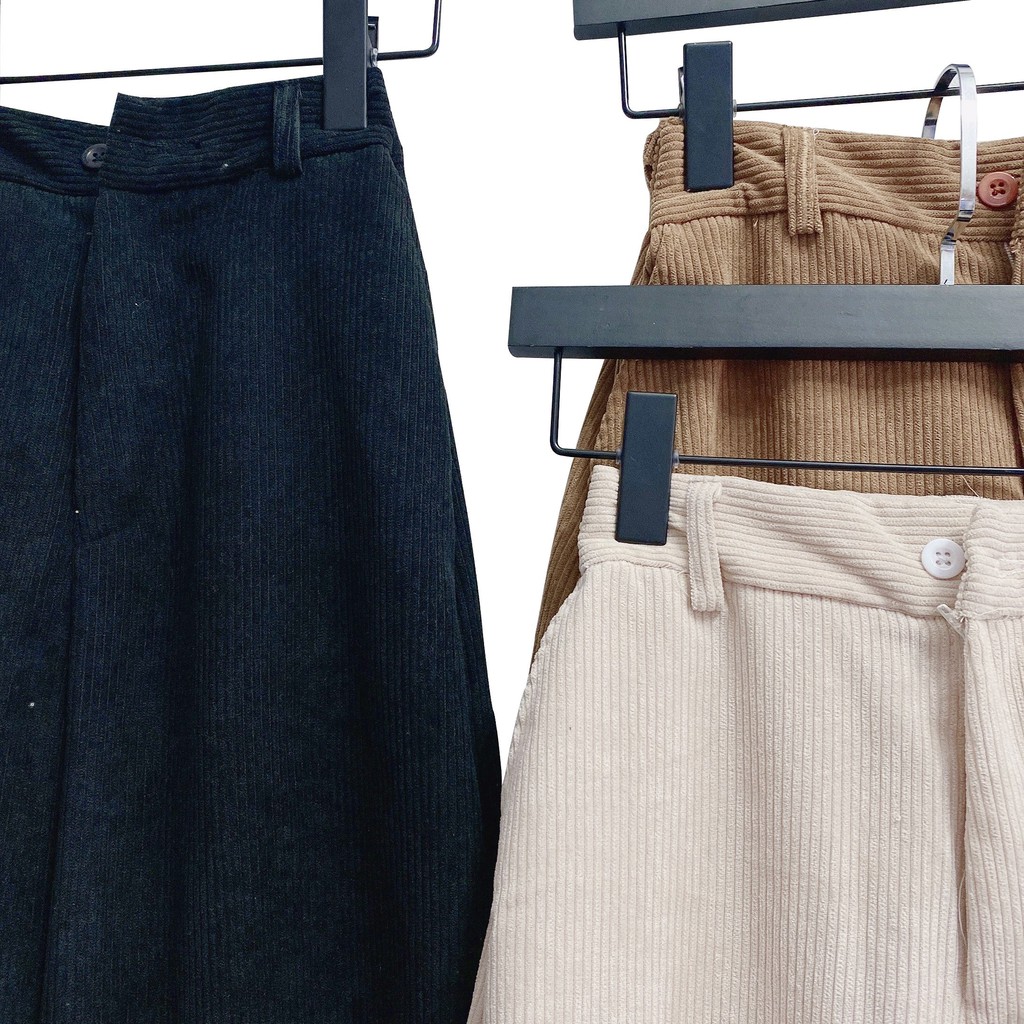 Quần Culottes chất nhung gân siêu xinh | BigBuy360 - bigbuy360.vn