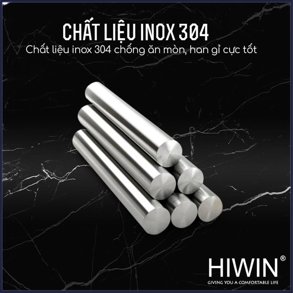Kệ inox nhà tắm 2 tầng chữ nhật tiện lợi inox 304 cao cấp kích thước 265*125*340mm HIWIN Y-207