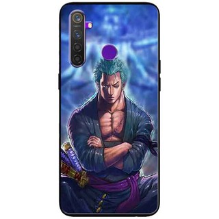 Ốp Lưng Realme 5/ Realme 5 Pro, Realme Q - Zoro Nền Xanh