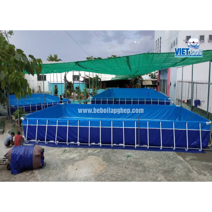 BỂ BƠI LẮP GHÉP KHUNG KIM LOẠI