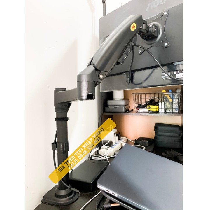 Giá Treo Màn Hình Máy Tính North Bayou NB H80 17 - 27 Inch Tay Treo Màn Hình Máy Tính Gắn Bàn