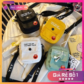 Túi Canvas Ulzzang Đeo Chéo UNISEX Vải Dù Cao Cấp Cá Tính Hàn Quốc TTI06