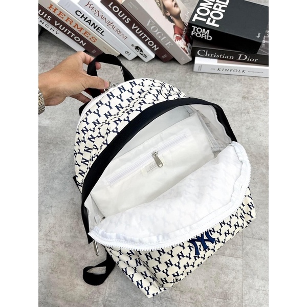 Balo Mlb size lớn màu trắng