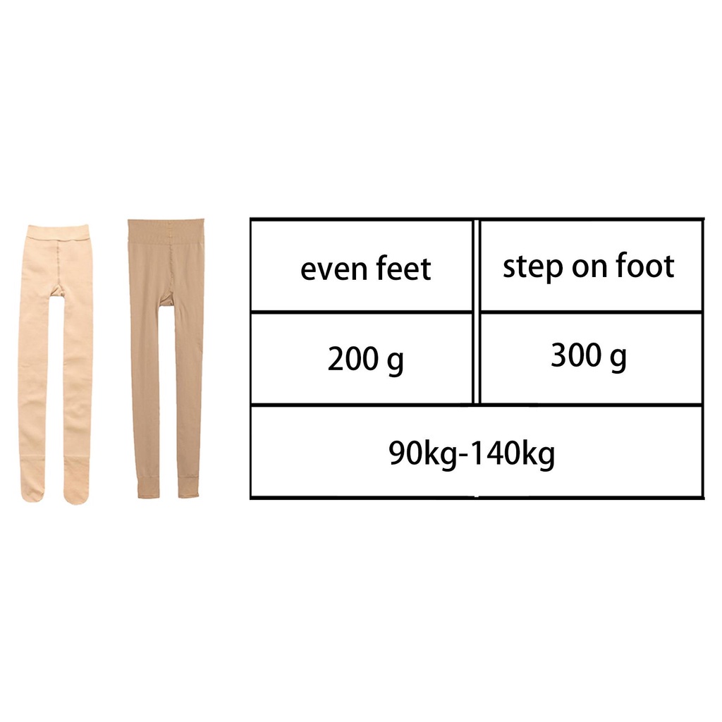 Quần Legging Vải Lông Dày Dặn Màu Nude Thời Trang Mùa Đông Cho Nữ C1I2