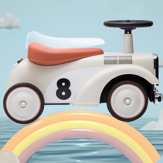 Xe chòi chân oto hàn cho bé có đèn nhạc xe lắc cho bé cao cấp mới nhất BABY FUTURE