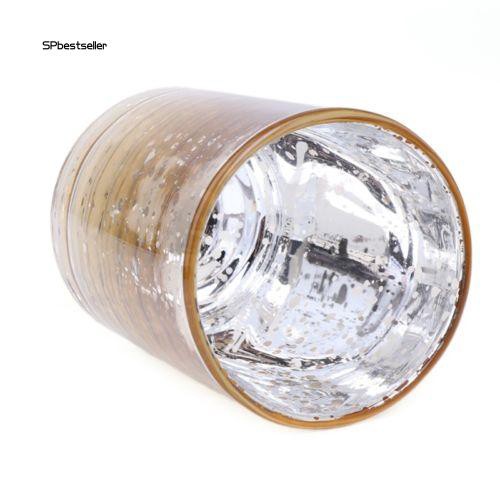 Đế nến dạng ly thủy tinh thiết kế độc đáo đẹp mắt