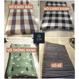 Vỏ bọc topper nệm cotton đũi mềm mịn mát 1m - 1m2 - 1m4 - 1m6 - 1m8 - 2m2
