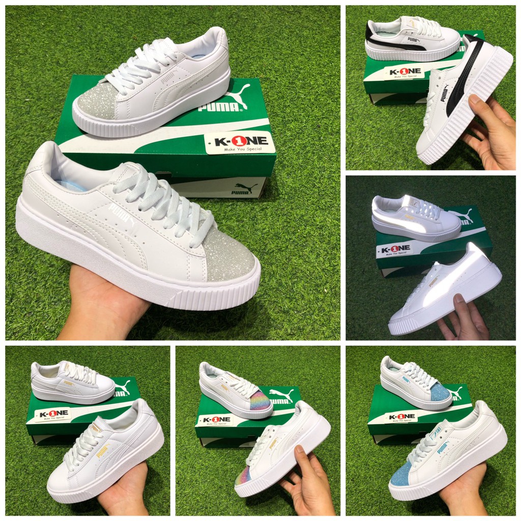 [FREE SHIP+QUÀ] Video Giày Sneaker Trắng nhũ đủ màu