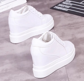 Giày trắng thể thao ĐỘN ĐẾ (7cm)