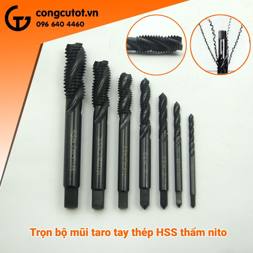 Mũi Taro tay M6 x 1,0 thép HSS 6542