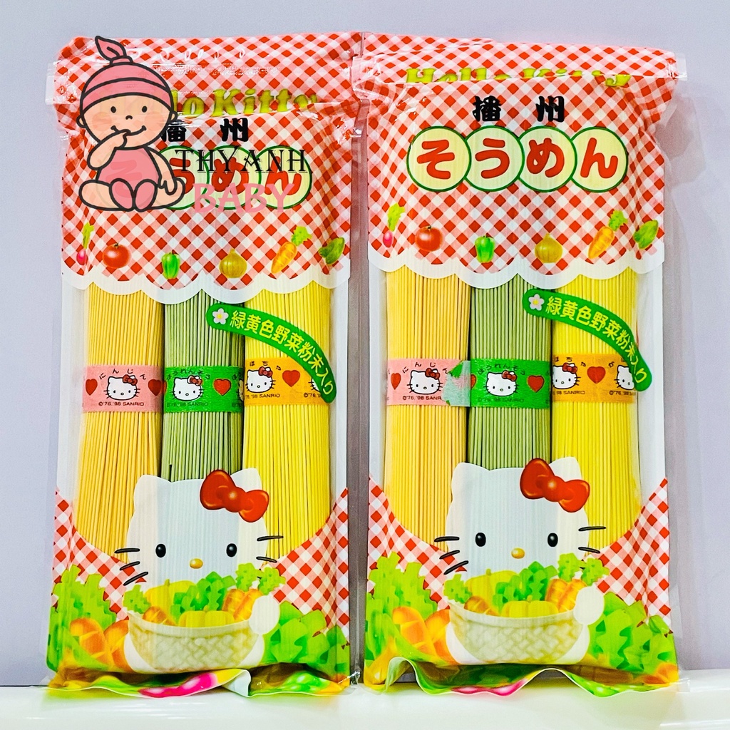 Mì Somen Rau Củ Hello Kitty 300g Nhật( HSD 4/2023)