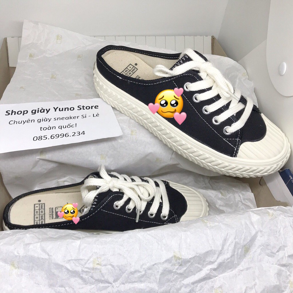 [Mã FAXANH245 giảm 10K đơn 50K] Giày Thể Thao Sneaker Đen Đế Cao Su Cao Cấp - MĐ1 | BigBuy360 - bigbuy360.vn