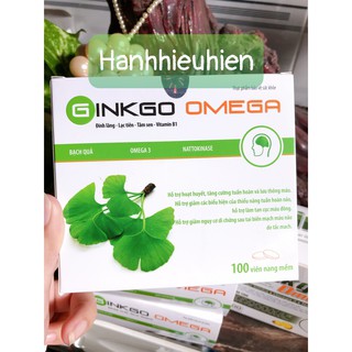 Ginkgo Omega - Hộp 100 viên
