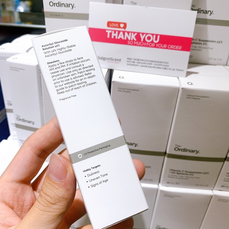 Tinh chất sáng da The Ordinary Ascorbyl Glucoside Solution 12% ( 30mL )