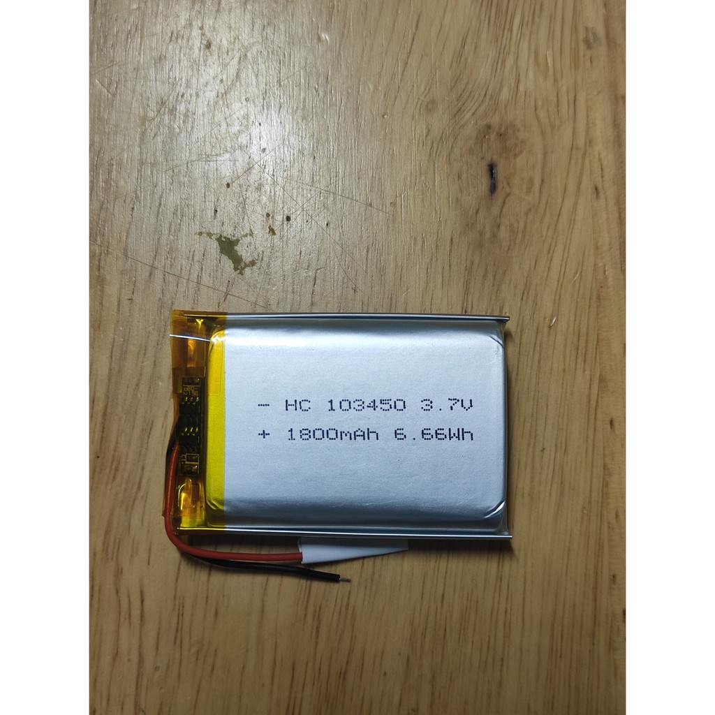 Pin Lithium - Ion 3.7V 103450 1800mah