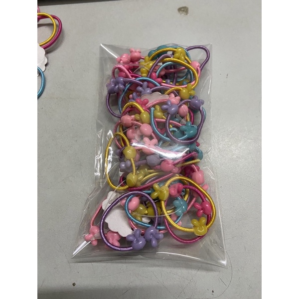 Sỉ 10 gói chun buộc tóc cho bé (mỗi gói 50 chiếc)